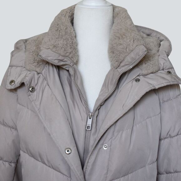 ANDREW MARC Women's Hooded Walker Puffer Jacker Size M - Picture 5 of 10